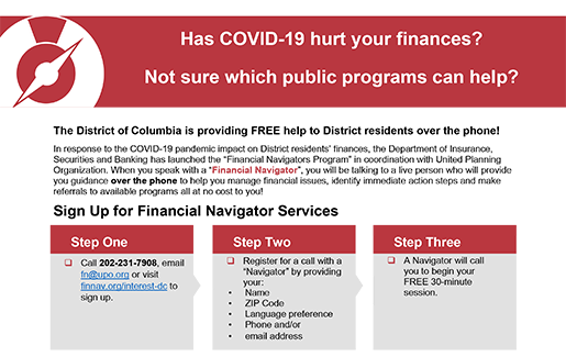 Financial Navigators Program Flyer