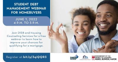 Student Debt Management Webinar for Homebuyers